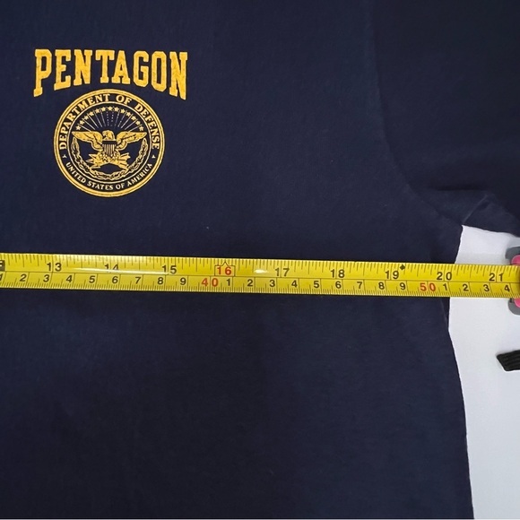 Vintage 90’s GEAR FOR SPORTS Pentagon Men’s T Shirt Sz Med Blue Short Sleeve - Picture 3 of 6